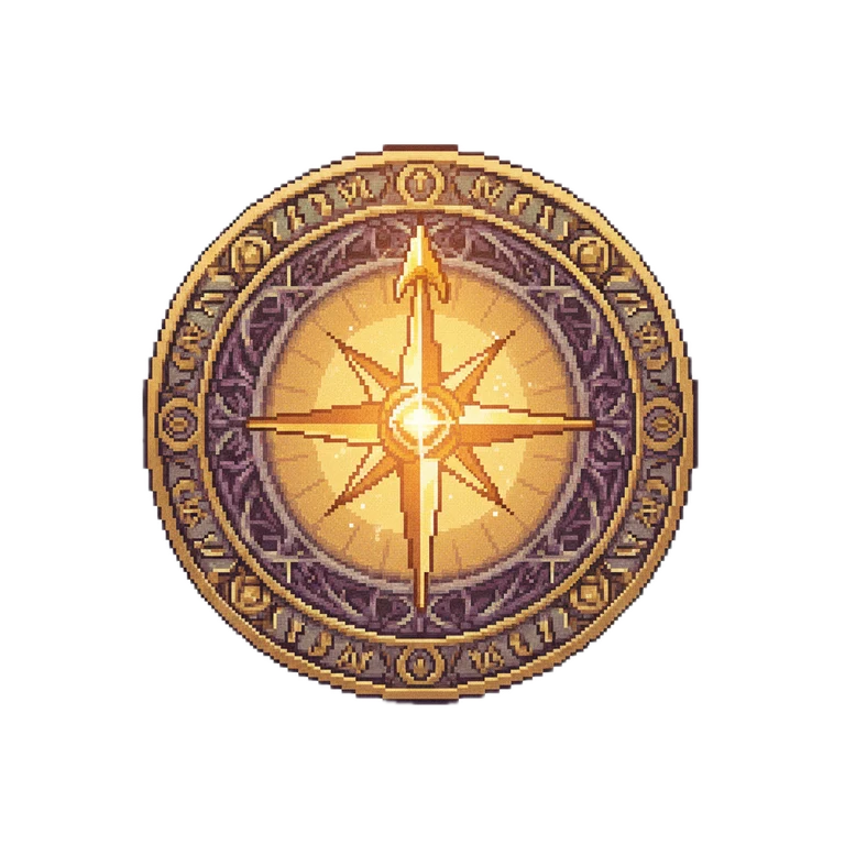 Compass badge